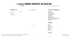 Desktop Screenshot of emmamargablanche.wordpress.com