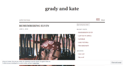 Desktop Screenshot of gradyandkate.wordpress.com