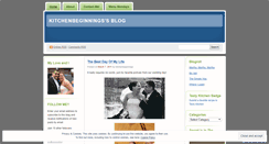 Desktop Screenshot of kitchenbeginnings.wordpress.com