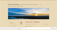 Desktop Screenshot of mrentropy.wordpress.com