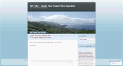 Desktop Screenshot of nzcellar.wordpress.com
