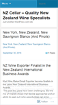 Mobile Screenshot of nzcellar.wordpress.com