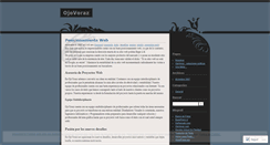 Desktop Screenshot of ojovoraz.wordpress.com