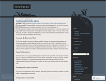 Tablet Screenshot of ojovoraz.wordpress.com