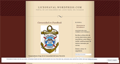 Desktop Screenshot of liceonaval.wordpress.com