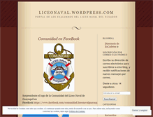 Tablet Screenshot of liceonaval.wordpress.com