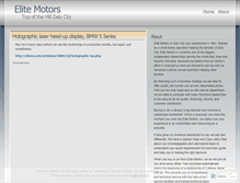 Tablet Screenshot of elitemotors.wordpress.com