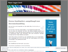 Tablet Screenshot of neentegenbont.wordpress.com