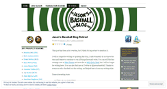 Desktop Screenshot of jasonsbaseballblog.wordpress.com