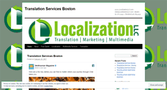 Desktop Screenshot of localizationllc.wordpress.com