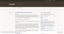 Desktop Screenshot of ncodube.wordpress.com