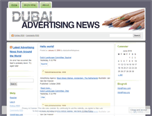 Tablet Screenshot of dubaiadvertisingnews.wordpress.com
