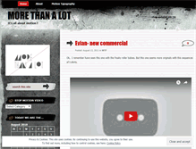 Tablet Screenshot of morethanalot.wordpress.com