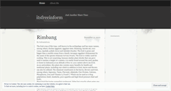 Desktop Screenshot of itsfreeinform.wordpress.com