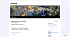Desktop Screenshot of abhi9956.wordpress.com