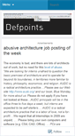 Mobile Screenshot of defpoints.wordpress.com