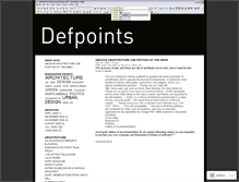 Tablet Screenshot of defpoints.wordpress.com