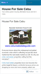 Mobile Screenshot of houseforsalecebu.wordpress.com