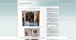 Desktop Screenshot of minimalistcastle.wordpress.com