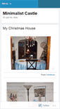 Mobile Screenshot of minimalistcastle.wordpress.com