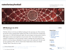 Tablet Screenshot of natesfantasyfootball.wordpress.com
