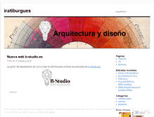 Tablet Screenshot of iratiburgues.wordpress.com