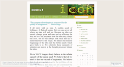Desktop Screenshot of iconycce.wordpress.com