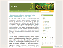 Tablet Screenshot of iconycce.wordpress.com