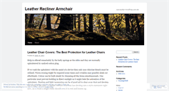 Desktop Screenshot of leatherarmchairs10.wordpress.com