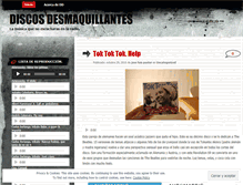 Tablet Screenshot of discosdesmaquillantes.wordpress.com