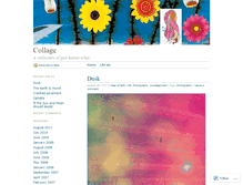 Tablet Screenshot of collage.wordpress.com