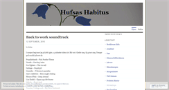 Desktop Screenshot of hufsashabitus.wordpress.com