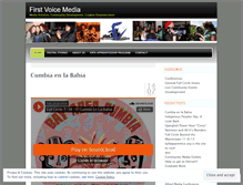 Tablet Screenshot of firstvoicemedia.wordpress.com