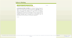 Desktop Screenshot of fafyru.wordpress.com