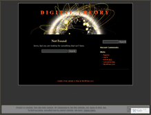 Tablet Screenshot of digitheory.wordpress.com