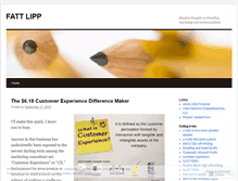 Tablet Screenshot of fattlipp.wordpress.com