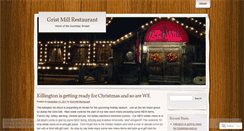 Desktop Screenshot of gristmillkillington.wordpress.com