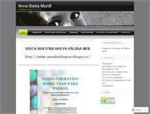 Tablet Screenshot of annabadia.wordpress.com