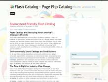 Tablet Screenshot of flashcatalog.wordpress.com