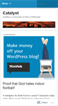 Mobile Screenshot of catalystfaith.wordpress.com
