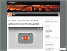 Tablet Screenshot of catalystfaith.wordpress.com