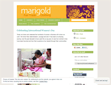 Tablet Screenshot of marigoldfairtradeclothing.wordpress.com