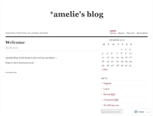 Tablet Screenshot of ameliesart.wordpress.com