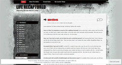 Desktop Screenshot of liferecaptured.wordpress.com