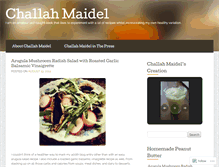 Tablet Screenshot of challahmaidel.wordpress.com