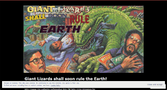 Desktop Screenshot of giantlizards.wordpress.com