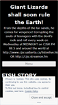 Mobile Screenshot of giantlizards.wordpress.com