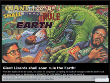 Tablet Screenshot of giantlizards.wordpress.com