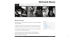 Desktop Screenshot of mcguirkmusic.wordpress.com