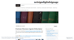 Desktop Screenshot of netsigndigitalsignage.wordpress.com
